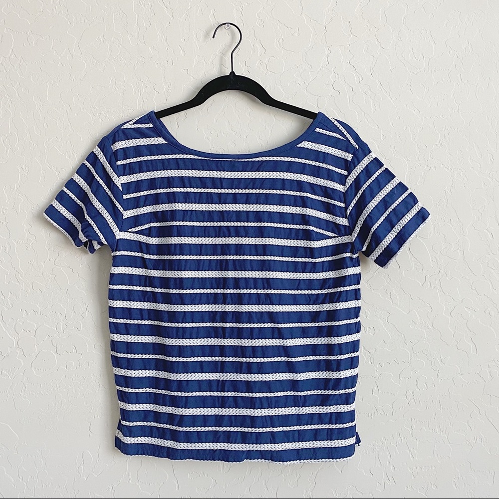 Old Navy Women’s Navy Blue Striped Top